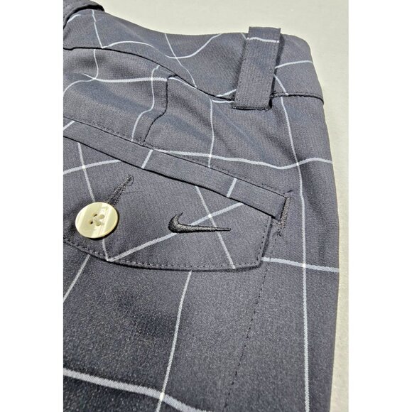 Nike Golf Dri-FIT Women’s Capri Pants Size 2 Black Striped Quick-Dry Sporty - Picture 13 of 16